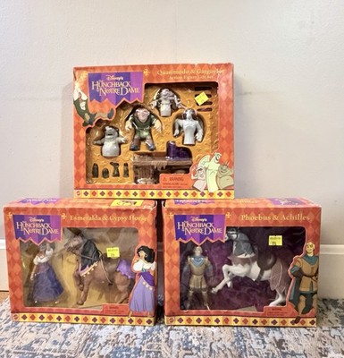 LOT OF 3: Vintage 1996 Disney Hunchback of Notre Dame Mattel