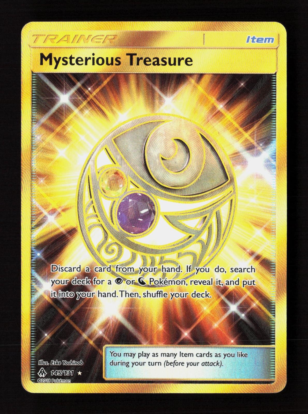 Mysterious Treasure 145/131 Secret Rare Forbidden Light Pokemon Holo Near Mint