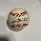 Jim Catfish Hunter Signed Baseball Athletics Yankees HOF Autographed Ball