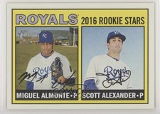 2016 Topps Heritage Rookie Stars Scott Alexander Miguel Almonte #167 2ra