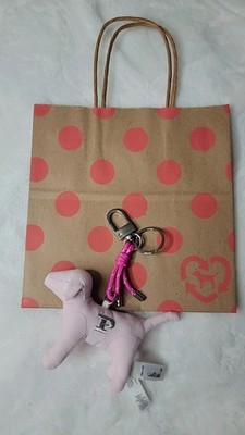 Victoria Secrets PINK Keychain Dog Color Pink New with Tags