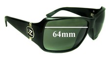 SFx Replacement Sunglass Lenses fits Von Zipper Lexicon - 64mm Wide