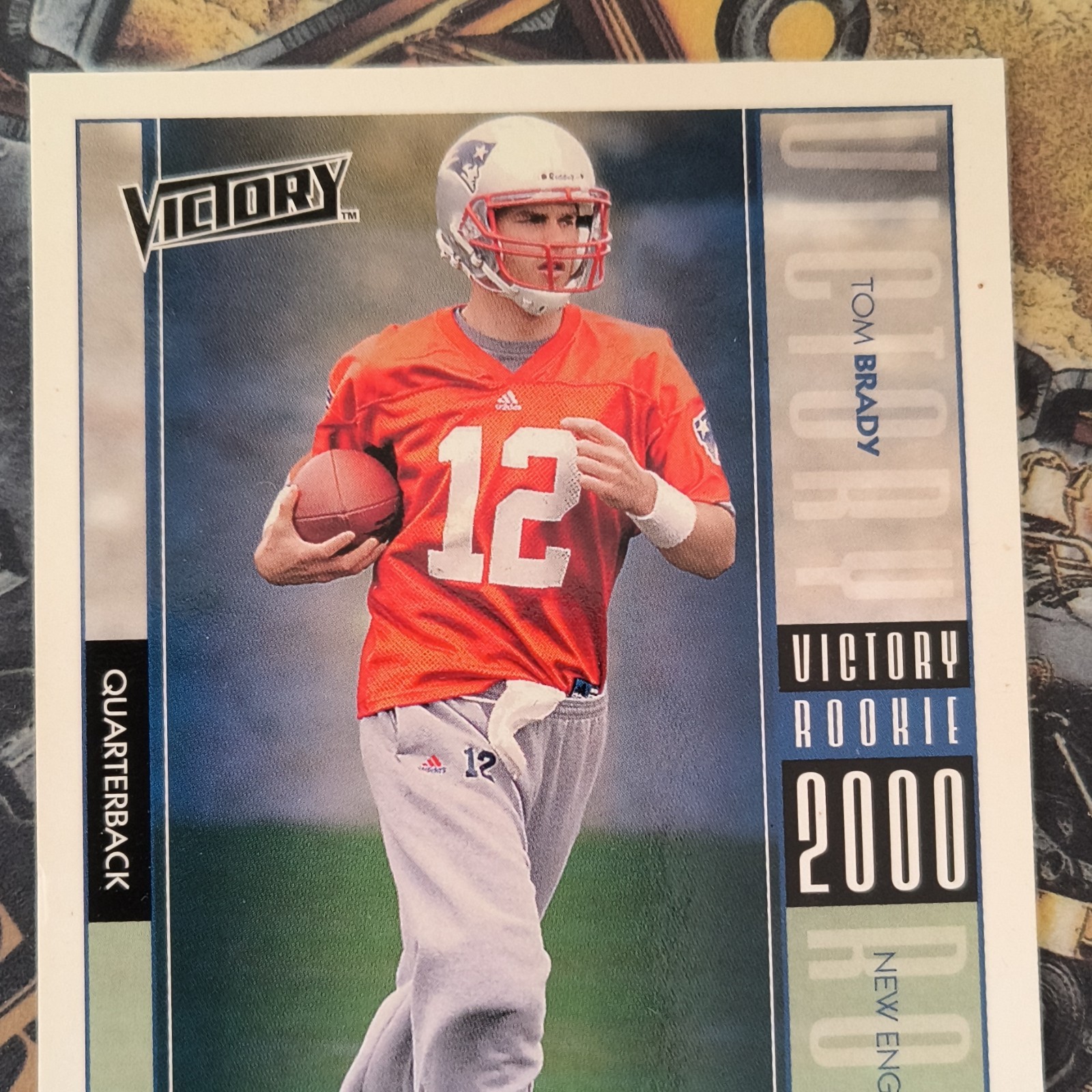 Upper Deck 2000 Victory Rookie Tom Brady #326 New England Patriots Football