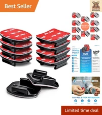 Secure Helmet Mounting Kit for GoPro Cameras - 10 Waterproof Pads Included