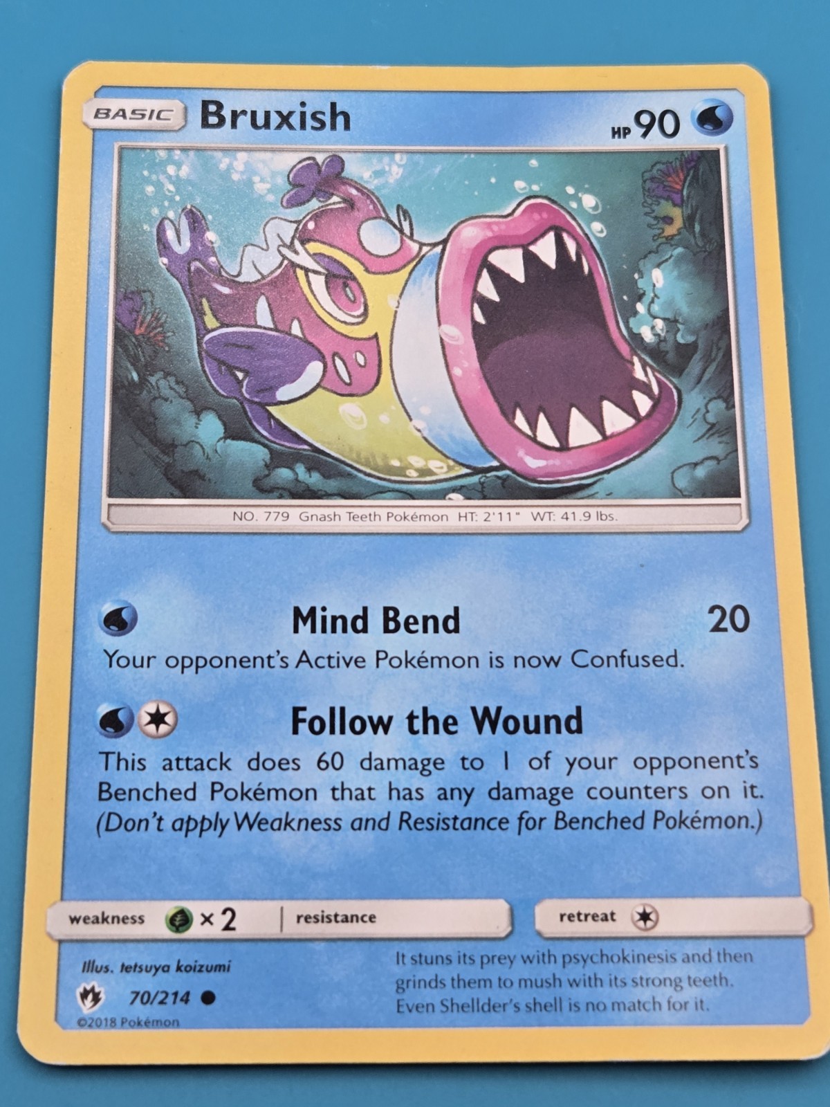Pokemon TCG SM - Lost Thunder Bruxish 70/214 MP