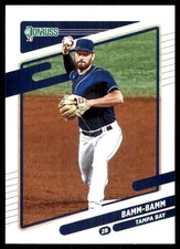 Brandon Lowe 2021 Donruss #155 Rays MLB READ FREE SHIPPING AutographDen
