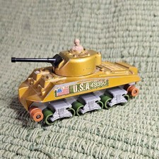Vintage 1974 Matchbox/Lesney Battle Kings K101 Sherman Tank
