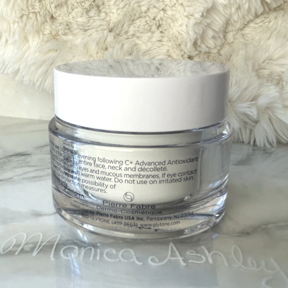 Glytone Age-Defying Peptide + Overnight Restorative Cream 1.7 oz / 50g, New - Image 3 of 4