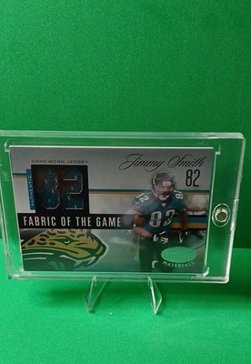 06 Leaf Certified Materials Fab of the Game Jimmy Smith #FOTG-65 Jersey #/82 MEM