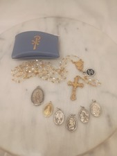 Vintage Gold Tone Swarovski Austrian Cut Crys...