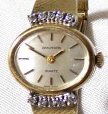 Ladies Bulova Accutron Quartz Luxury Dress Dinner Watch