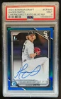 2024 Bowman Draft Hagen Smith Chrome Auto Blue Refractor 1st #111/150 PSA 9