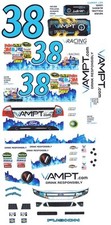  38 JJ Yeley VAMPT 2011 1/64th Scale Waterslide Decals