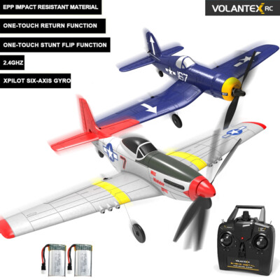 Volantex EPP 400mm P51D Mustang/F4U Corsair Airplane 4Ch 2.4G 6Axis Gyro Fighter