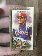 2022 Allen and Ginter Base Mini Gold Border SP  Ivan Rodriguez Texas Rangers