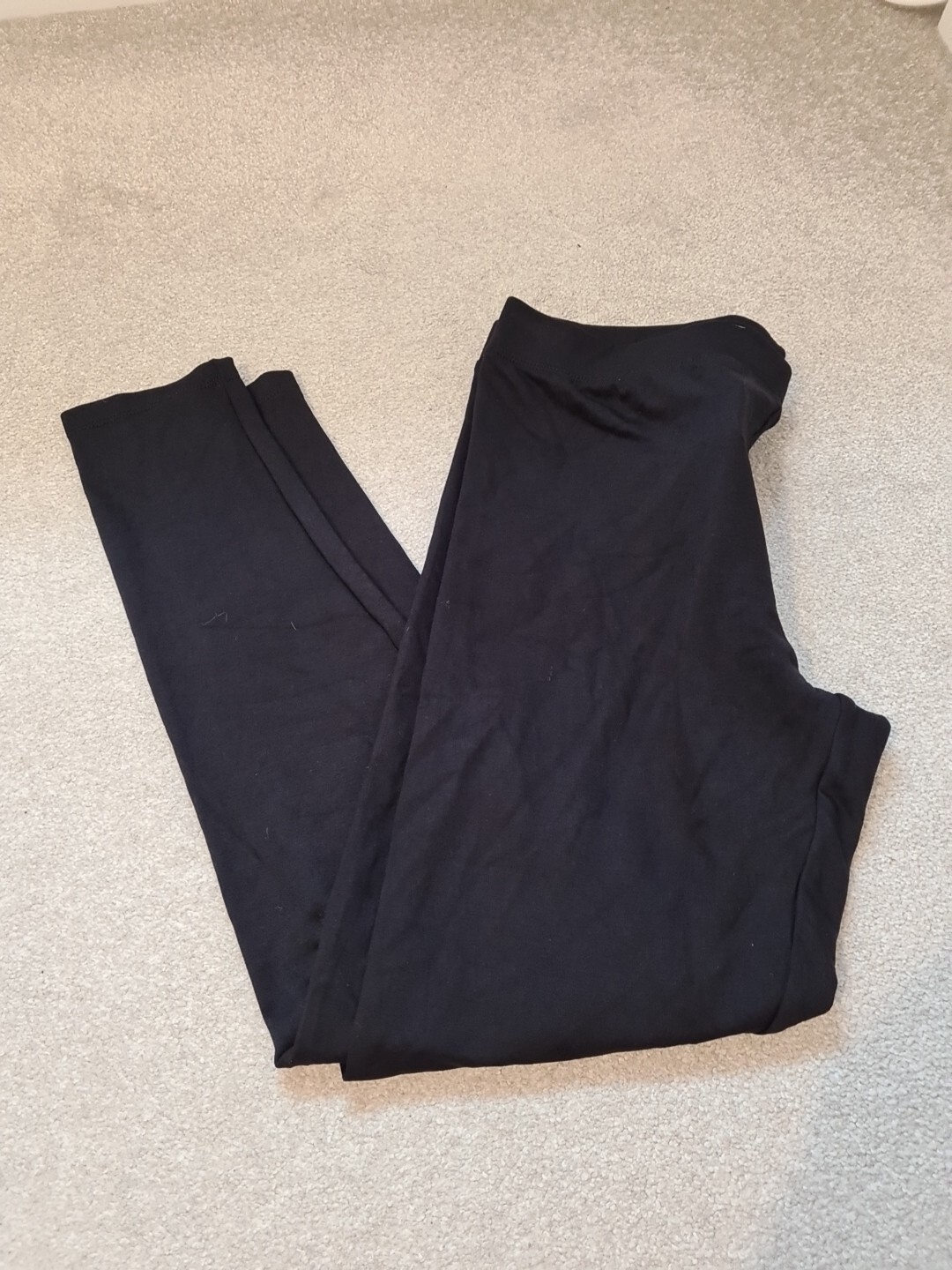 BNWT PRIMARK LARGE 14 16 FLEECE LINED THERMAL LEGGINGS eBay