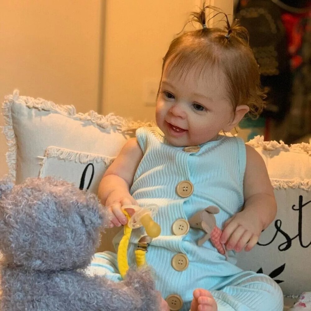 24inch Vinyl Silicone Reborn Toddler Doll Girl Bebe Huge Bab