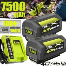 40V 6.0Ah Battery  Rapid Charger For Ryobi 40 Volt Lithium-ion OP4050 OP40602