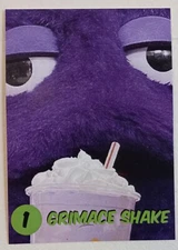 Grimace Shake Trading Card - Hall Of Meme Cards #1 New Collector Photo Cards