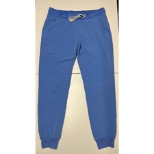 FIGS Scrub Pants Zamora Joggers Women Medium Blue Technical Collection W18SW2005