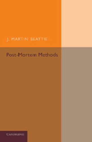 Post-Mortem Methods Beattie Paperback Cambridge University Press 9781107418004
