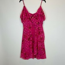 White House Black Market Dress Floral Pink 10 New Without Tags