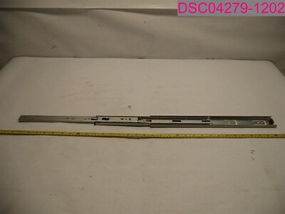 QTY=16(8 Pairs); 16'' Ball Bearing Soft Close Drawer Slides 33'' Open, 1/2''x1-3/4''