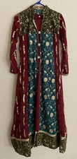 Women's Indian Pakistani Full Embroidered 4 Piece Shalwar Kameez Suit Size S