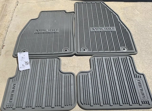 2014 Chevy Malibu Front And Rear All Weather Floor Mats Titanium