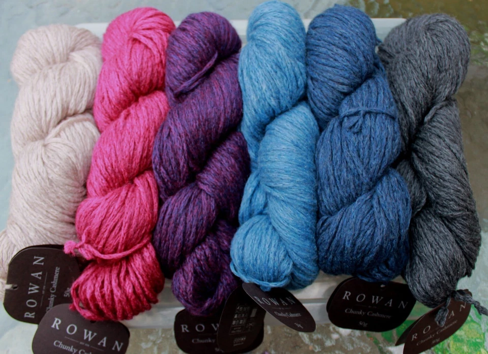 78€/100g 100% Chunky Cashmere Rowan Kaschmir  Farben nach Wahl UVP 49€/50g SALE - Bild 4 von 4