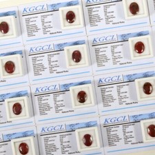 16 Pcs Natural Ruby Red Oval Cut Certified Ring Size Madagascar Gemstones~175+Ct