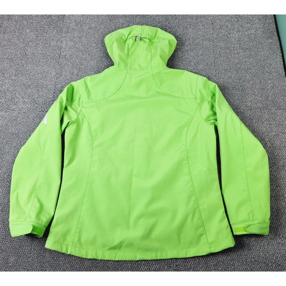 Black Diamond Jacket Women's XL Green Hooded Ski Soft Shell Lined Performance - Image 2 of 4