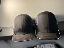 Lot Of (2) Skullerz By Ergodyne 8950 Bump Cap, Short Brim, Black Adult XL