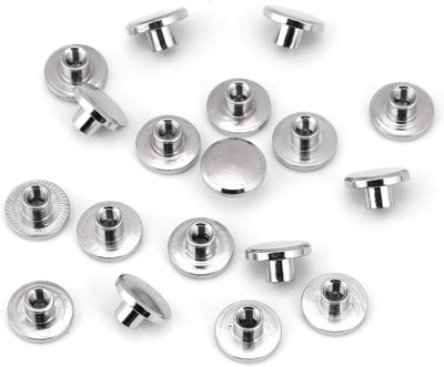 20 Stück Chicago Schrauben Leder Kappe Zubehör Nieten Set Binding Schrauben Beit