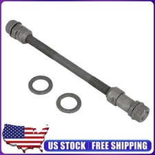 1 Pcs 9.5mm Wheel Hub Axle Rear Axle Solid Shaft Black for MTB Road Bicycle