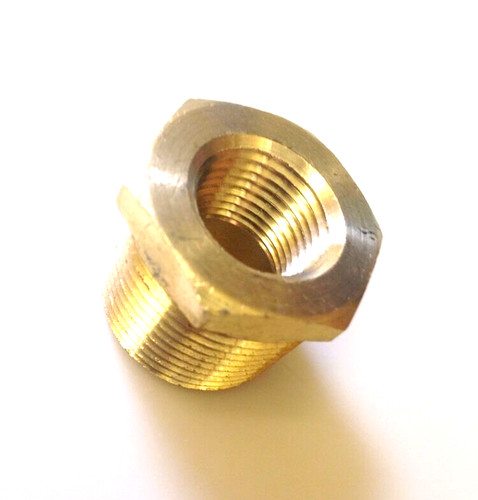 3/4 x 3/8 NPT HEX REDUCING BUSHING BRASS USA