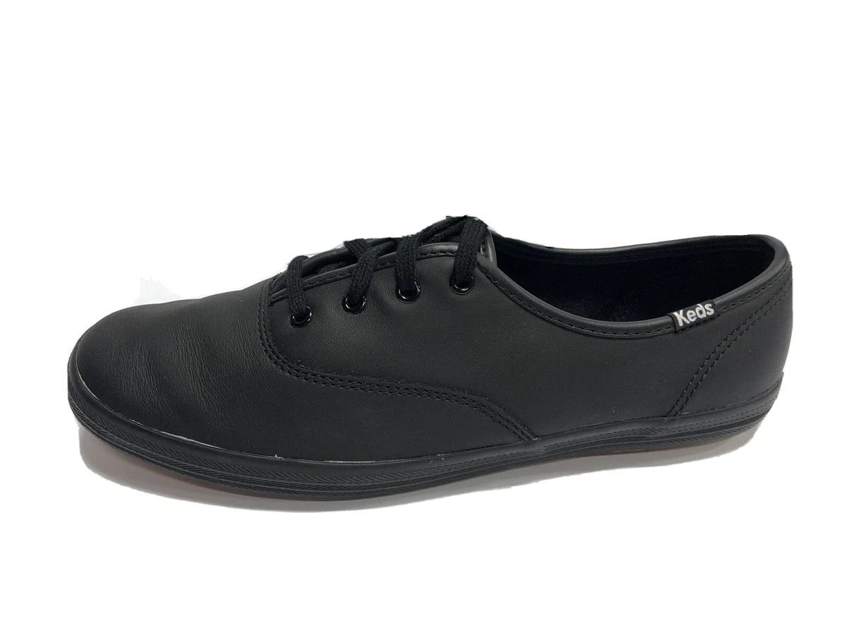 Keds champion top slip on black
