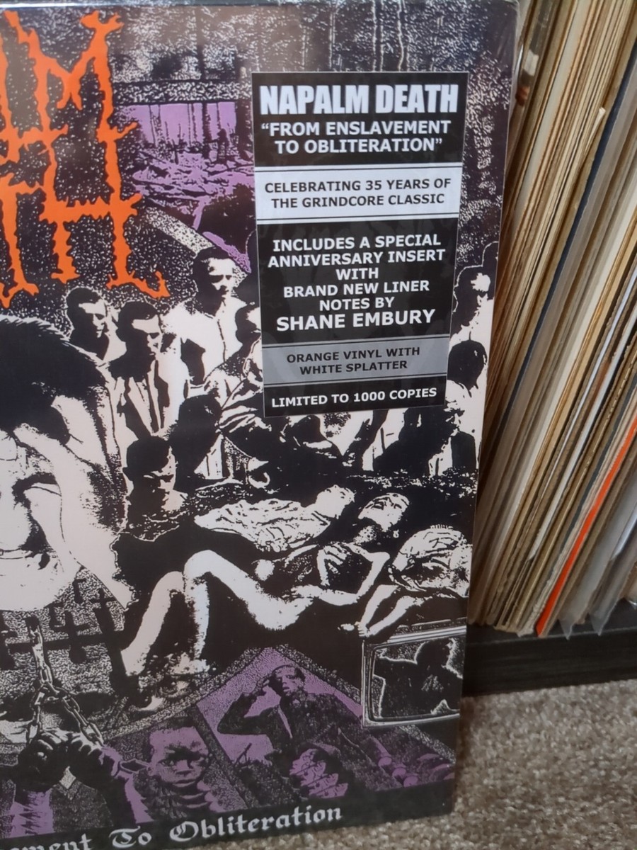 【NAPALM DEATH】FROM ENSLAVEMENT TO OBL　LP Amazon.com: From Enslavement To Obliteration[LP]: CDs & Vinyl