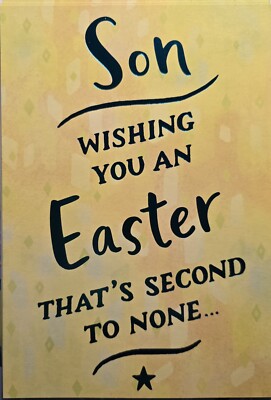 Easter Card For Son E10