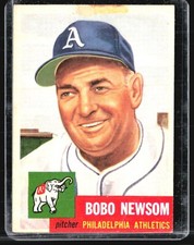 1953 Topps - #15 Bobo Newsom (RC)