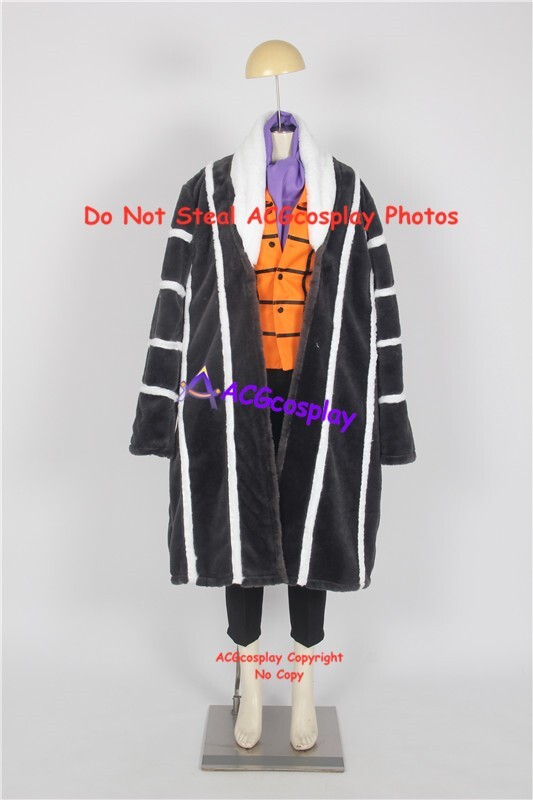 Disfraz de Cosplay One Piece Crocodile Render Acgcosplay Disfraz de Piel Gris Oscuro