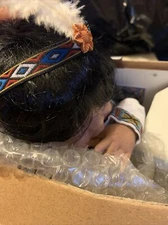 cathay collection porcelain doll With Drum New