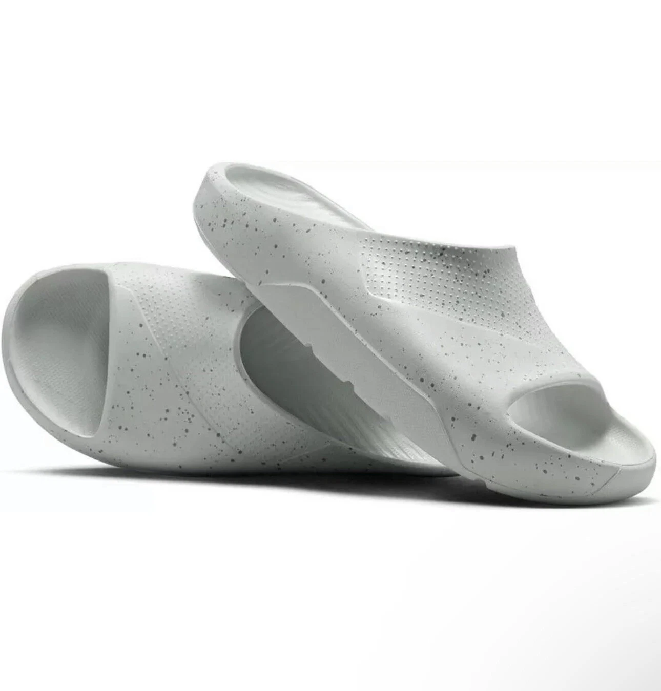 Nike Air Uomo Jordan Post Slide Sandali Argento Chiaro (DX5575 003) Autentici