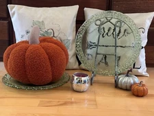 Fire And Light Originals 14"  Moonstone Platter in Celery First quality! 