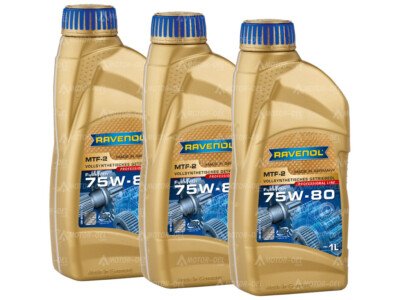3 (3x1) Liter RAVENOL MTF-2 SAE 75W-80, Getriebeöl