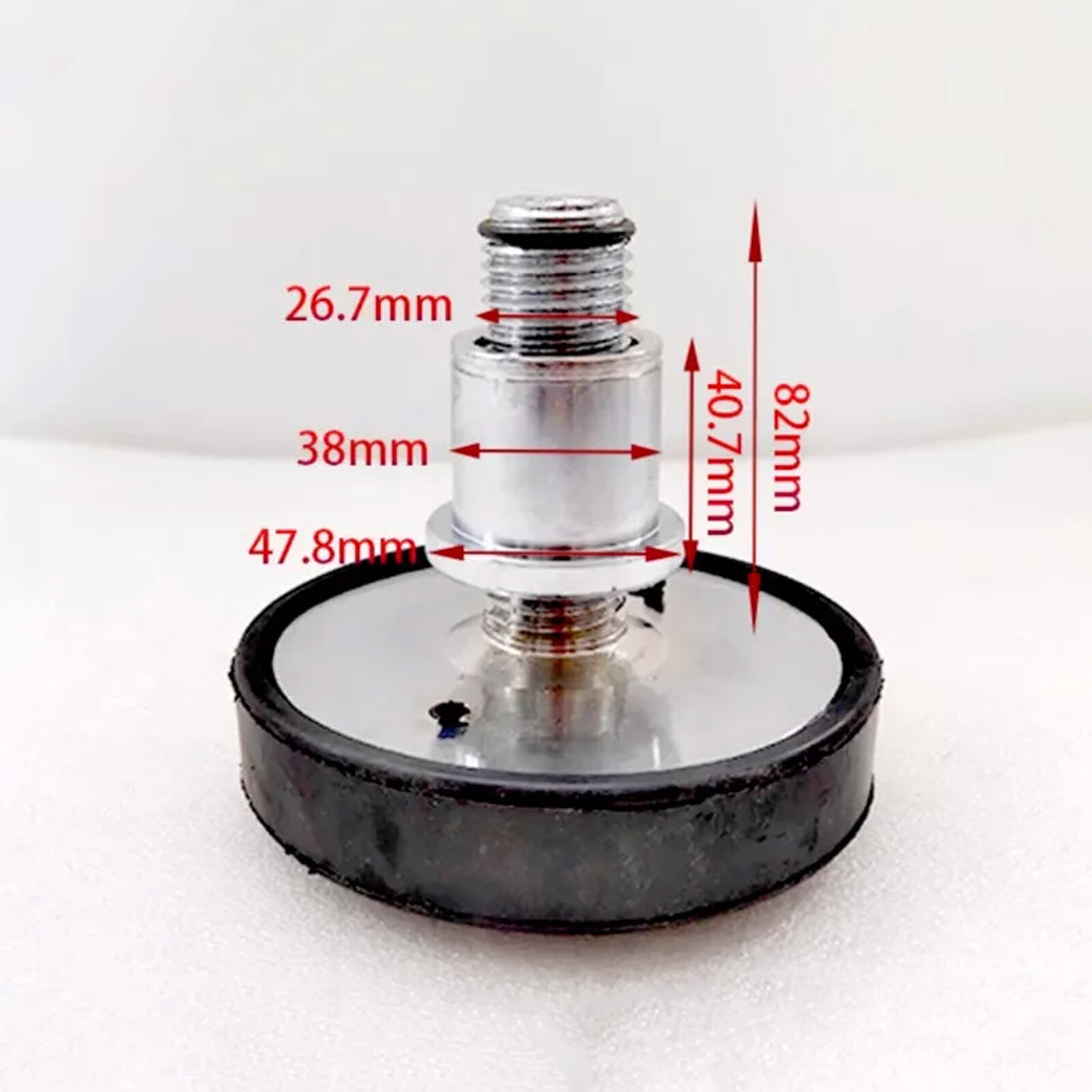 Car Lift Rubber tray adjustable Heightening Feet Pads Shaft diameter 38mm USApRR