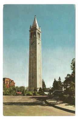 Berkeley CA Postcard University of California The Campanile Sather Clock Tower