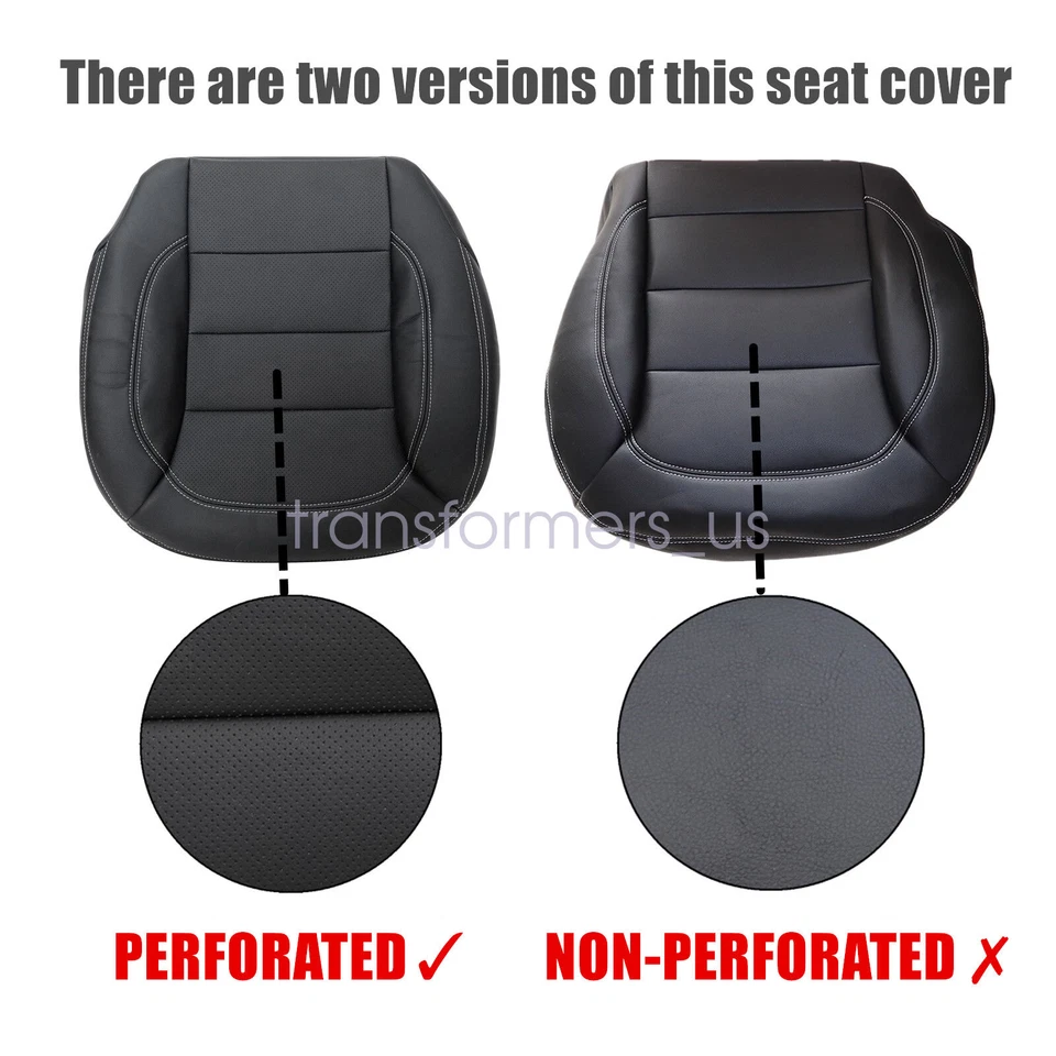 Cubierta de asiento inferior PERF negra para conductor y pasajero Mercedes Benz ML 2012-2015 Foto 4 de 4