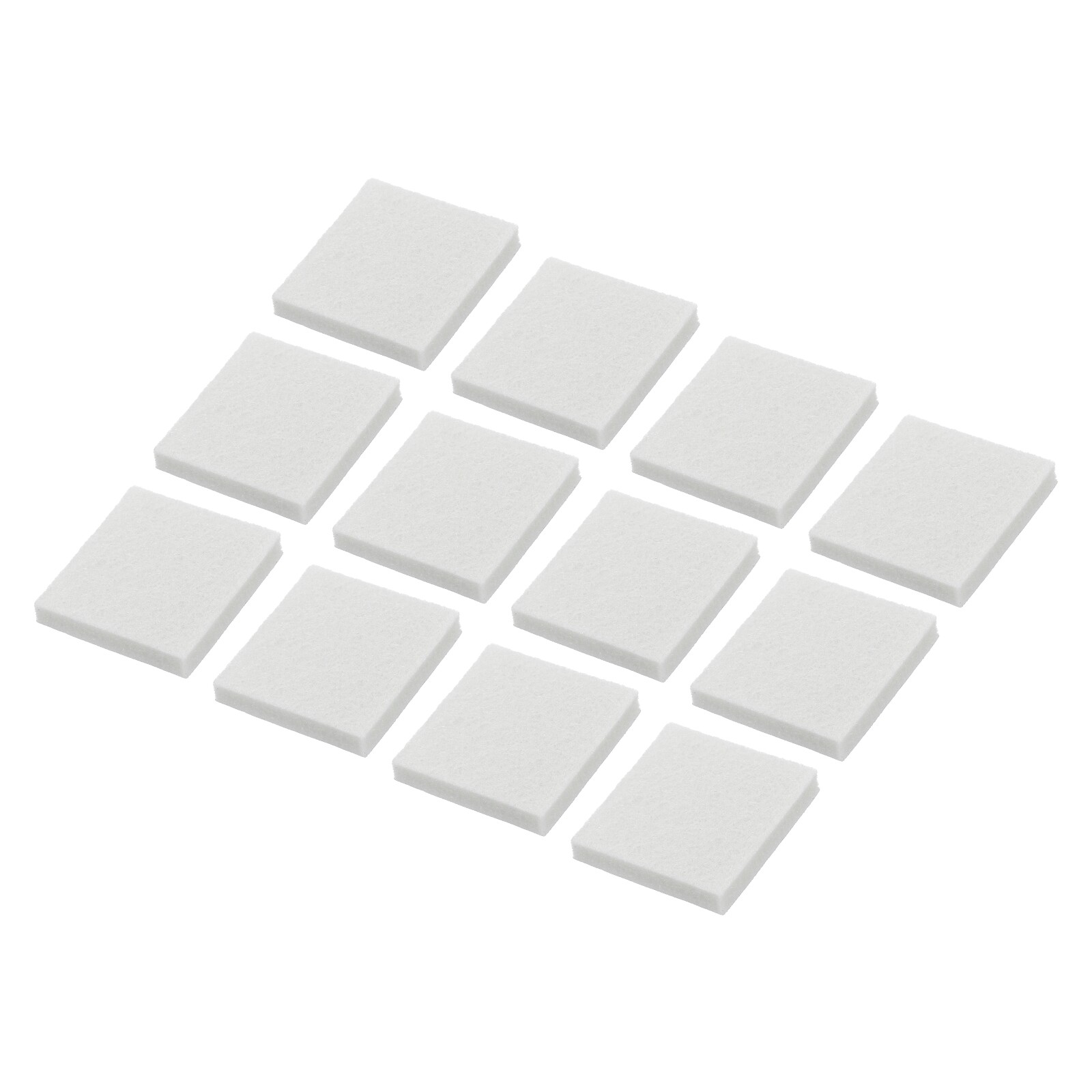 24pcs Square Felt Furniture Pads, 1.6x1.6 Inch for Furniture Hard Floor, Beige