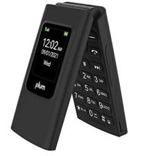 Plum Flipper LTE D280 | Flip Phone | Big Keypad | Easy To Use | Tmobile
